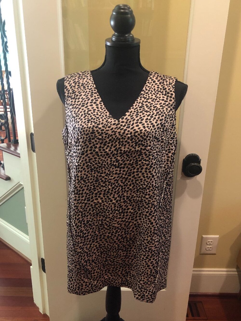 Ann Taylor Animal Print Shift Dress